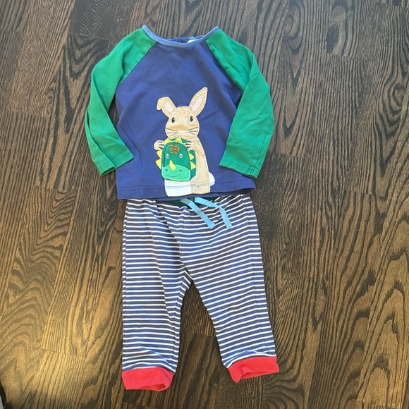 Mini Boden Bunny Appliqué Shirt - Picture 4 of 4